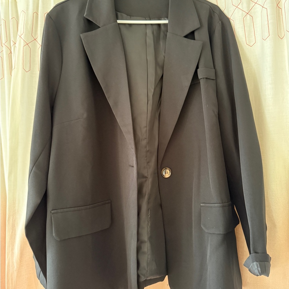 SHEIN Elegant Black Blazer